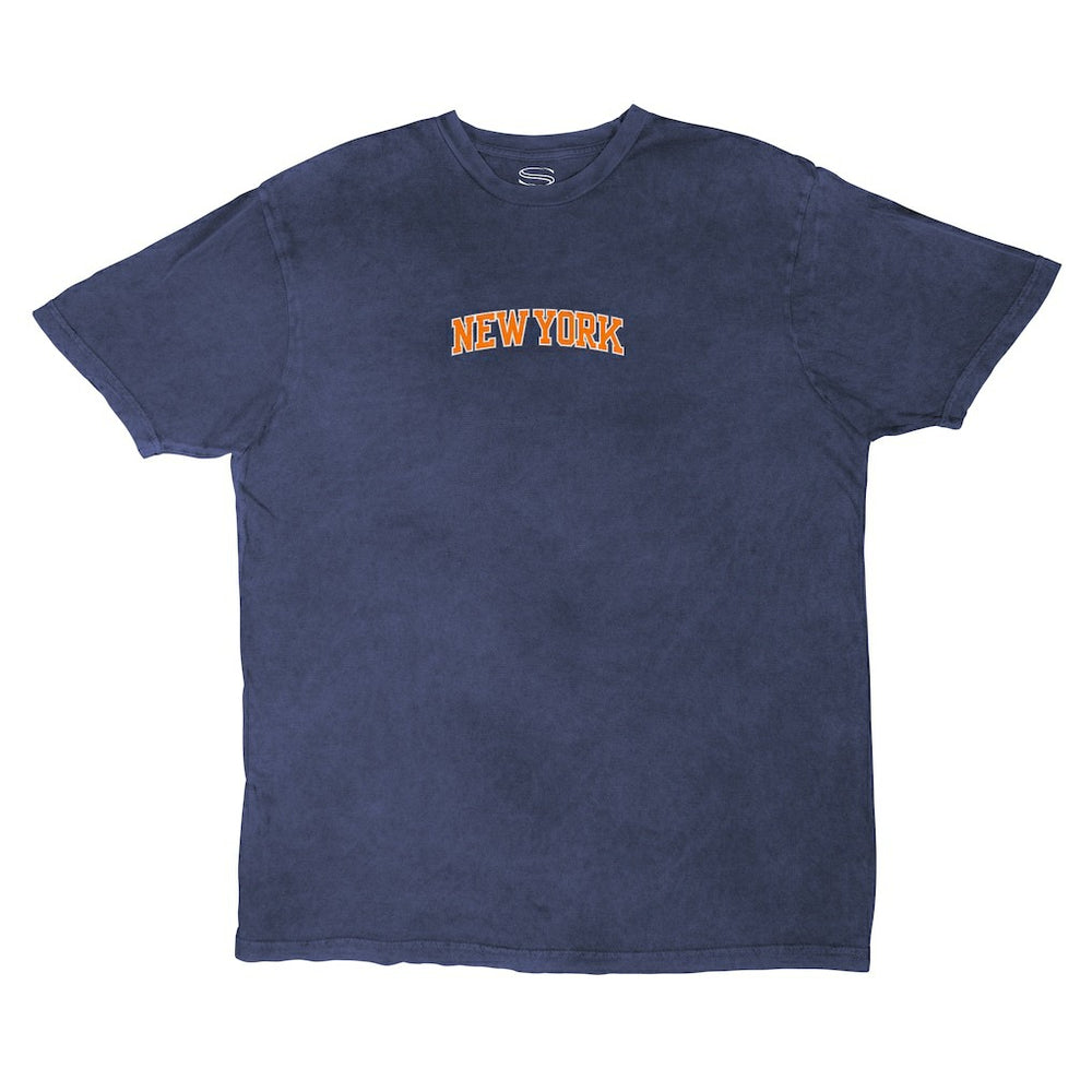 Blue New York Knicks Stadium Essentials Unisex Get Back Vintage T-Shirt | NBA