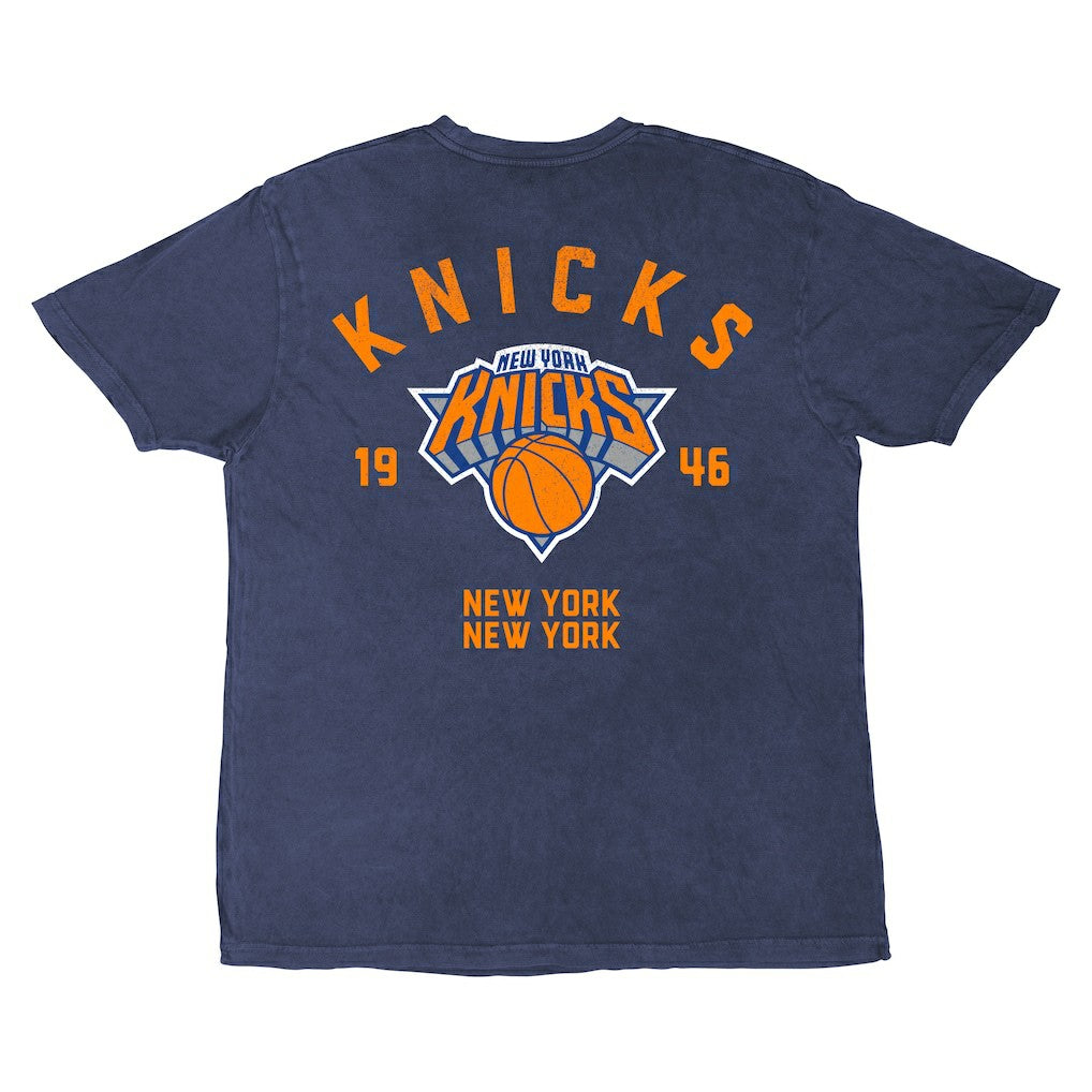 Blue New York Knicks Stadium Essentials Unisex Get Back Vintage T-Shirt | NBA
