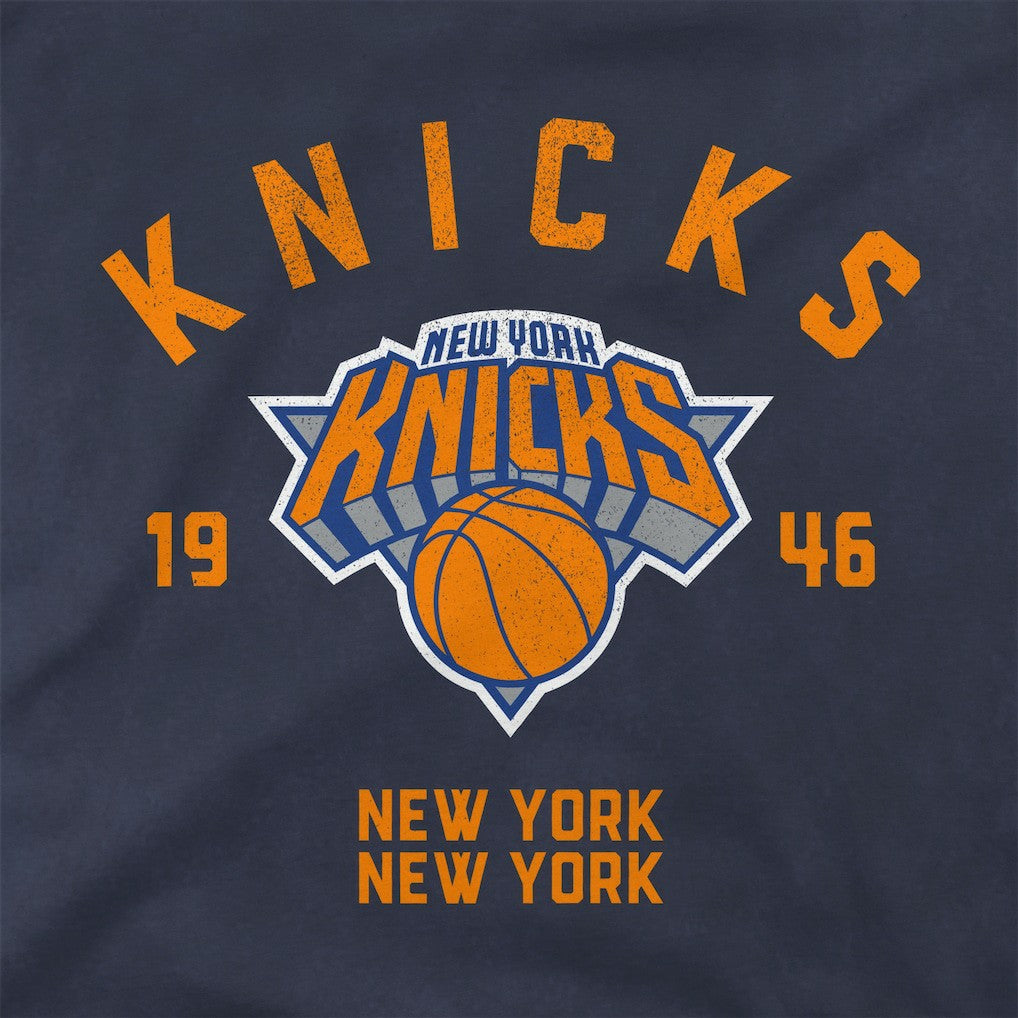 Blue New York Knicks Stadium Essentials Unisex Get Back Vintage T-Shirt | NBA