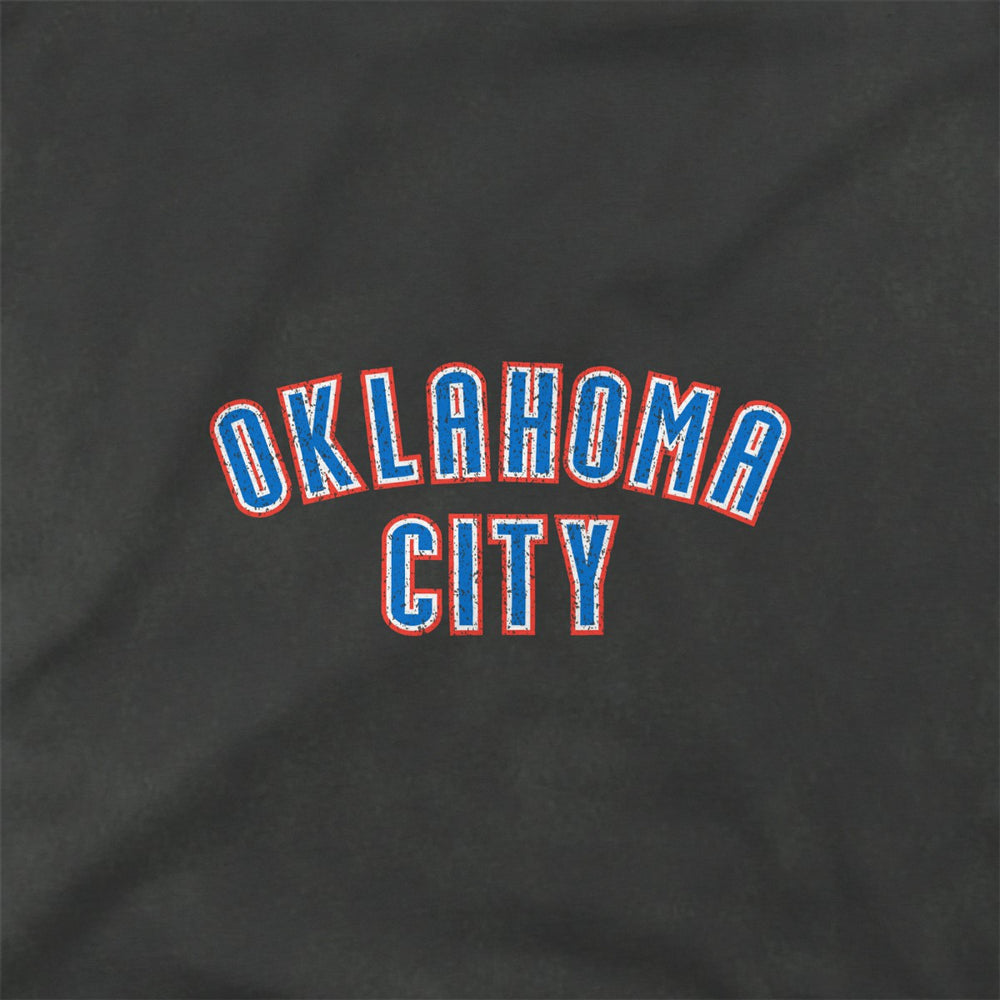 Black Oklahoma City Thunder Stadium Essentials Unisex Get Back Vintage Raglan Hoodie | NBA