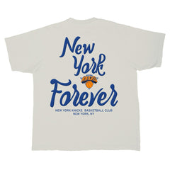 Cream New York Knicks Stadium Essentials Unisex Local Barfly Urban T-Shirt | NBA