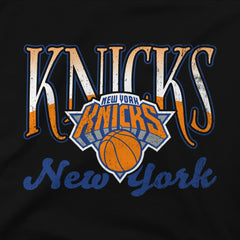 Black New York Knicks Stadium Essentials Unisex Sky High Fleece Sweatshirt | NBA
