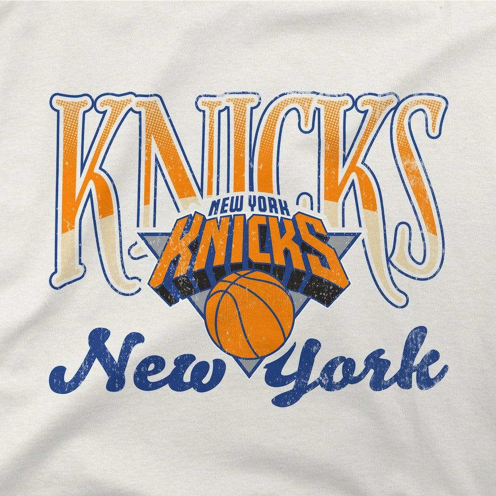 Oatmeal New York Knicks Stadium Essentials Unisex Sky High Hoodie | NBA
