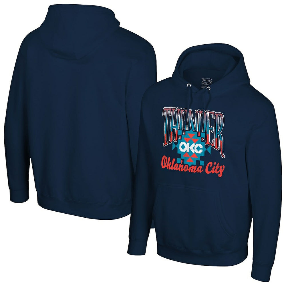 Navy Oklahoma City Thunder Stadium Essentials Unisex Sky High Hoodie | NBA