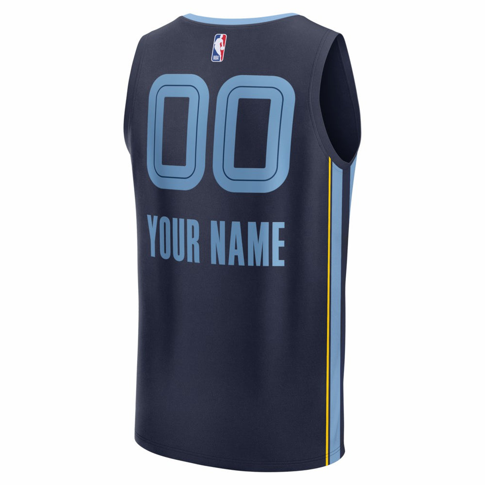 Navy Memphis Grizzlies Youth Fastbreak Custom Jersey | NBA