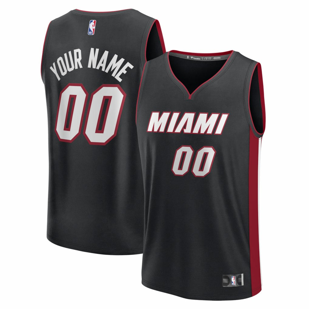 Black Miami Heat Fastbreak Custom Jersey | NBA