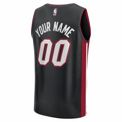 Black Miami Heat Fastbreak Custom Jersey | NBA