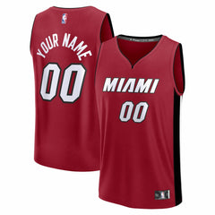 Red Miami Heat Fastbreak Custom Jersey | NBA