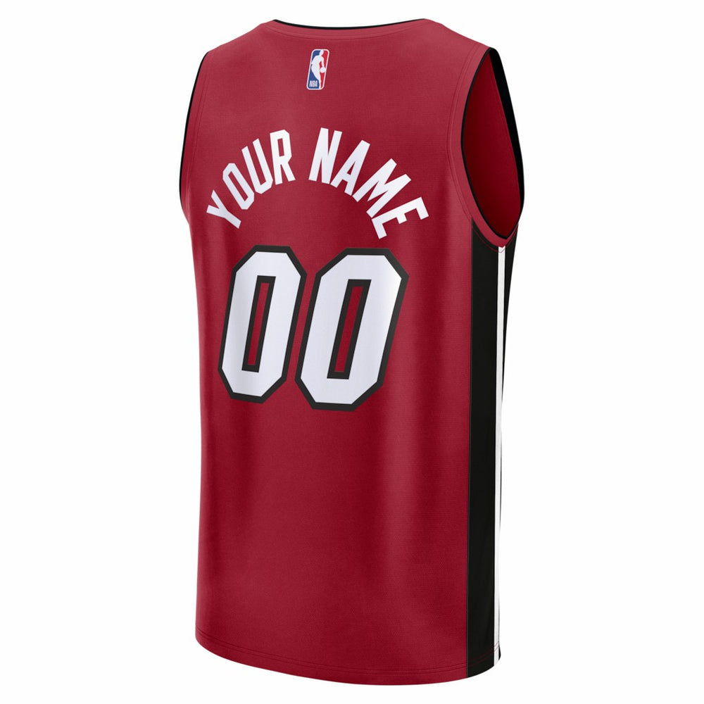Red Miami Heat Fastbreak Custom Jersey | NBA