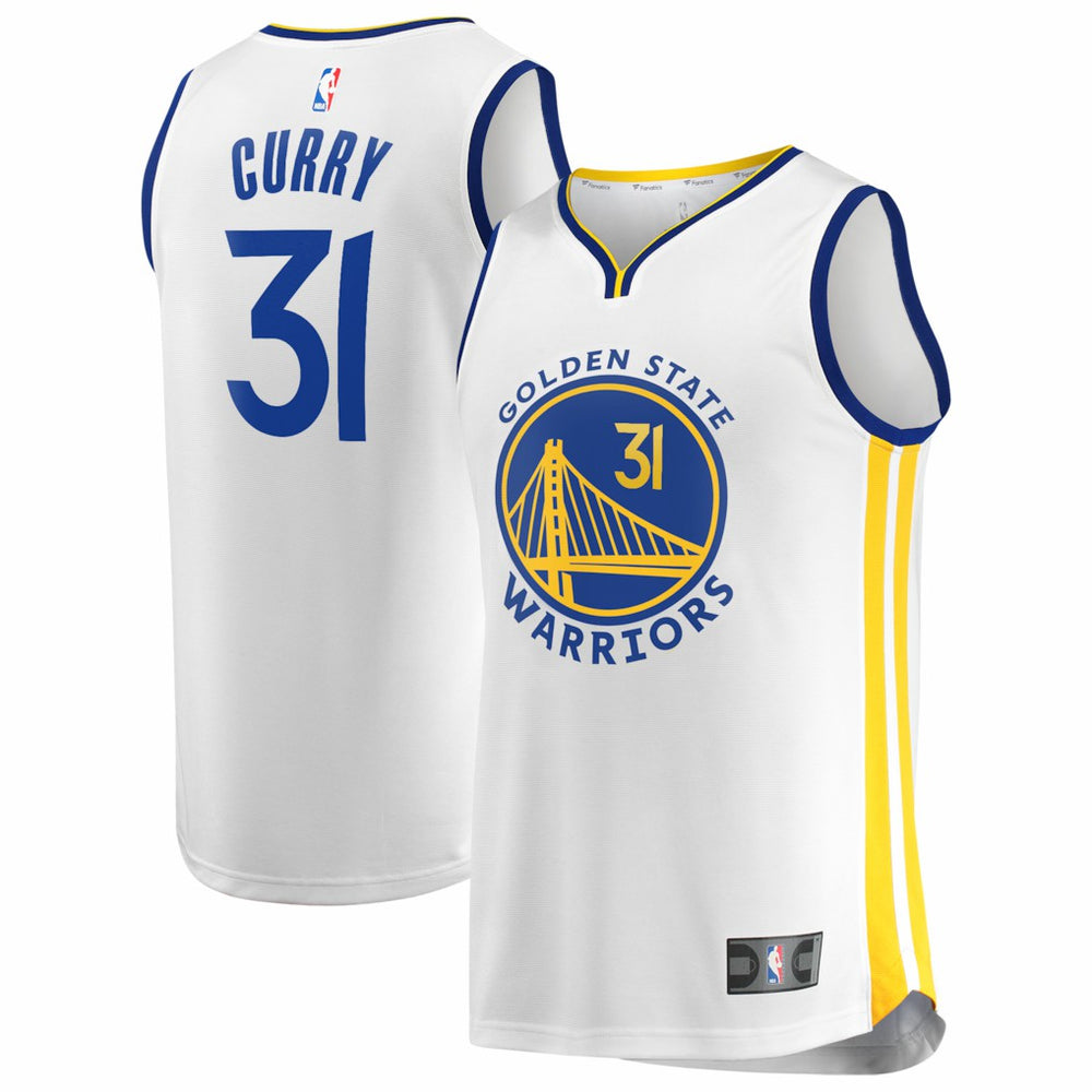 White Seth Curry Golden State Warriors Fast Break Replica Jersey sale | NBA