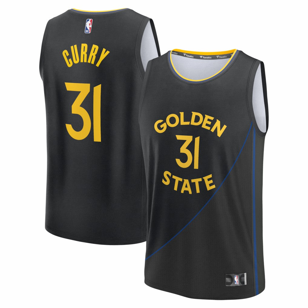 Black Seth Curry Golden State Warriors Fast Break Replica Player Jersey sale | NBA