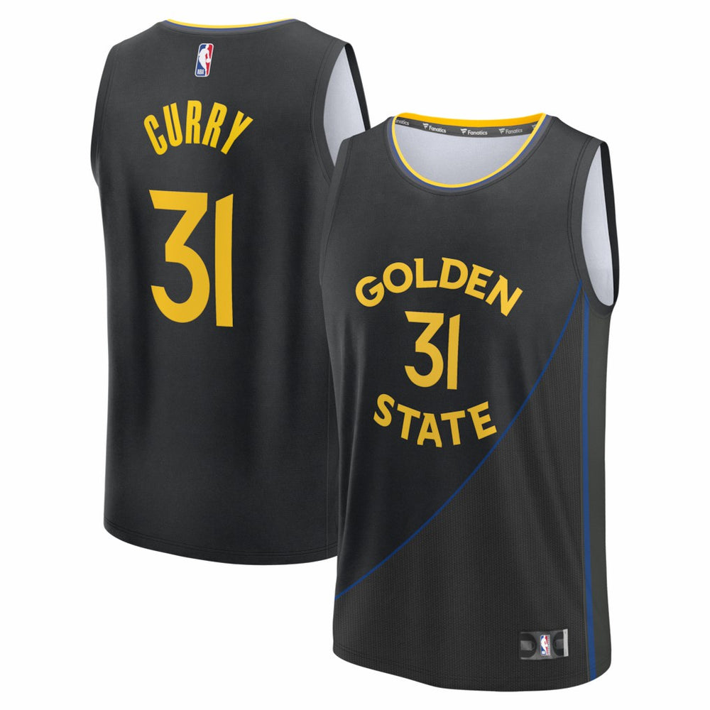 Black Seth Curry Golden State Warriors Fast Break Replica Player Jersey sale | NBA