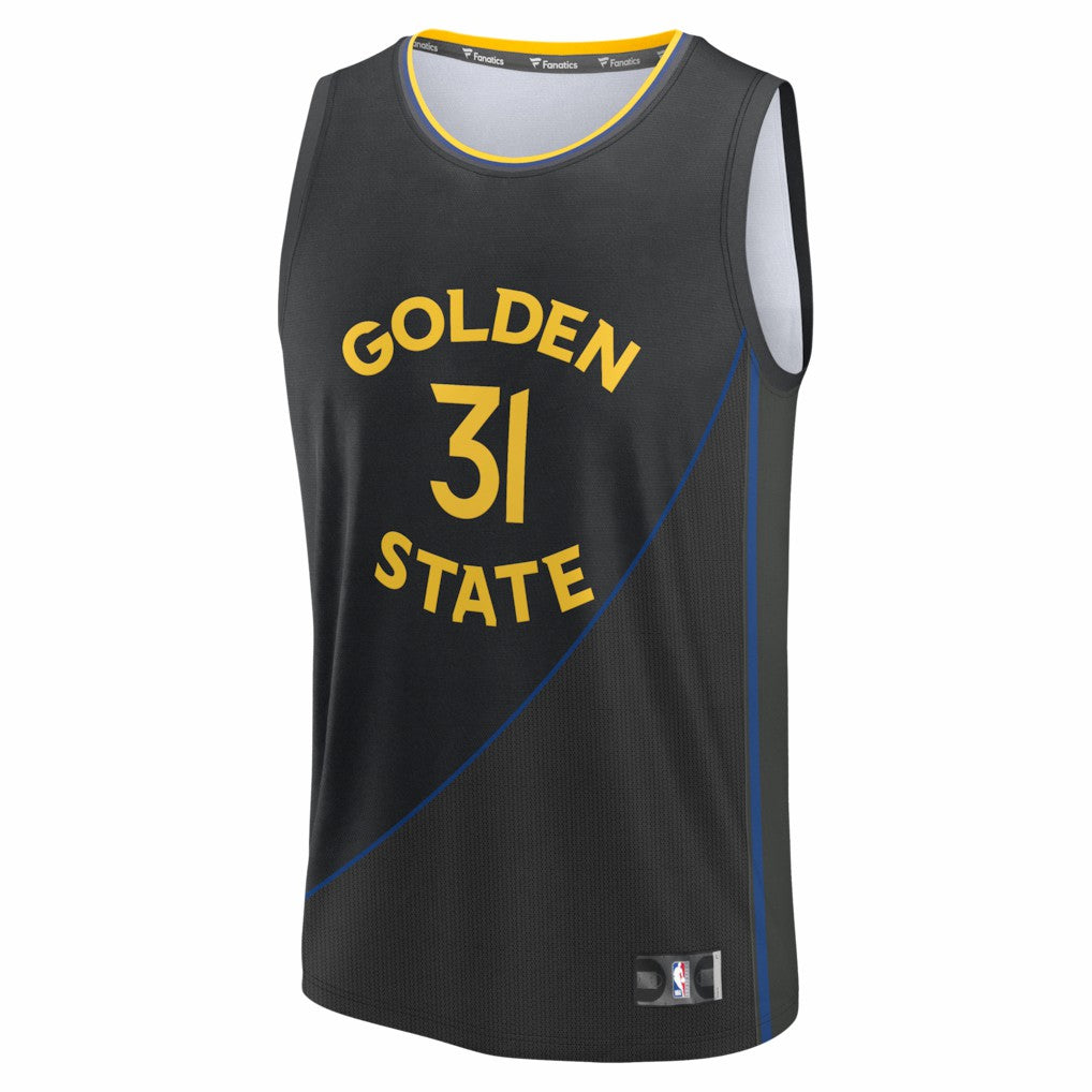 Black Seth Curry Golden State Warriors Fast Break Replica Player Jersey sale | NBA