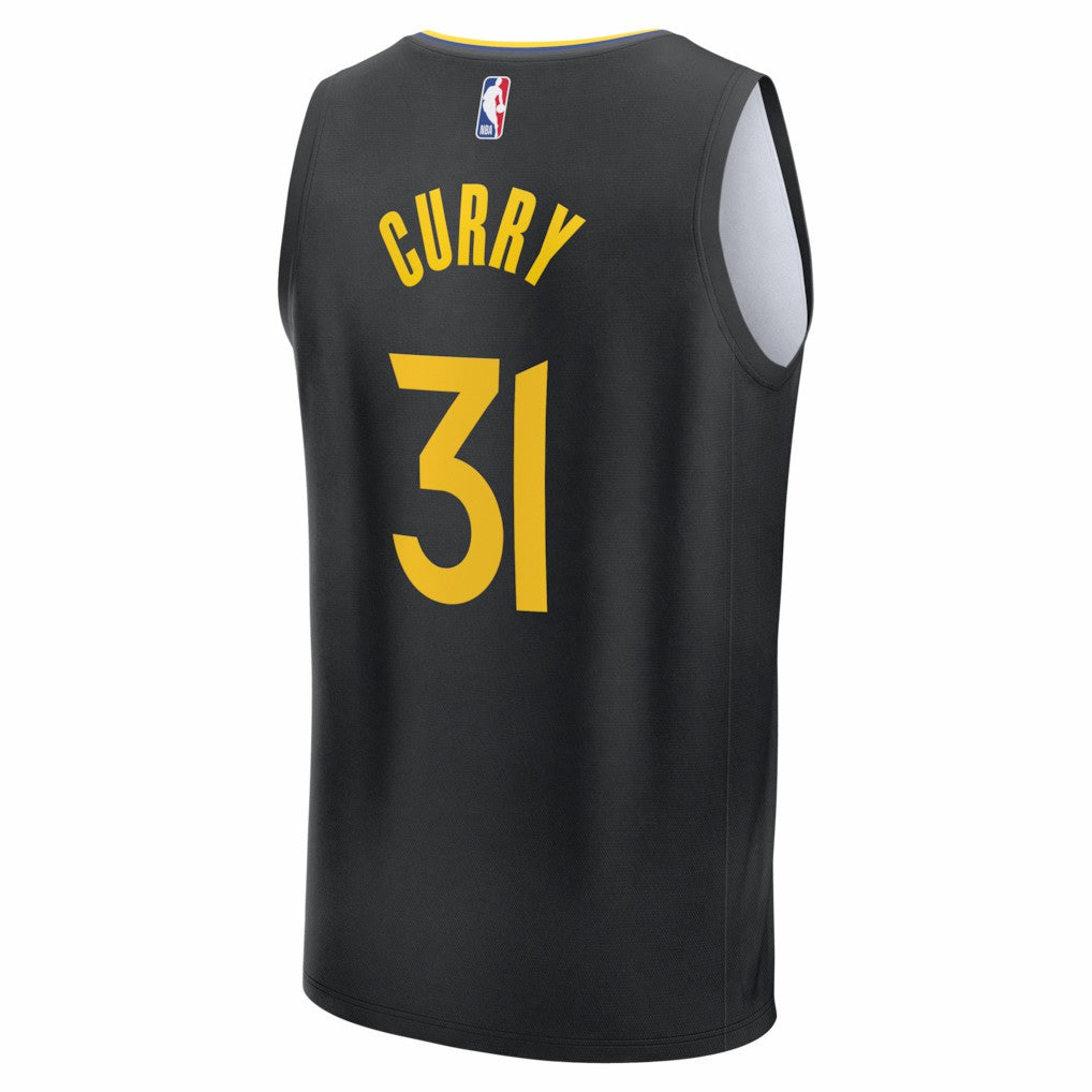 Black Seth Curry Golden State Warriors Fast Break Replica Player Jersey sale | NBA