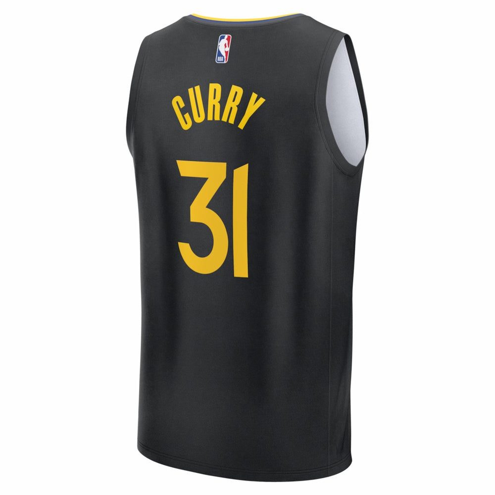Black Seth Curry Golden State Warriors Fast Break Replica Player Jersey sale | NBA