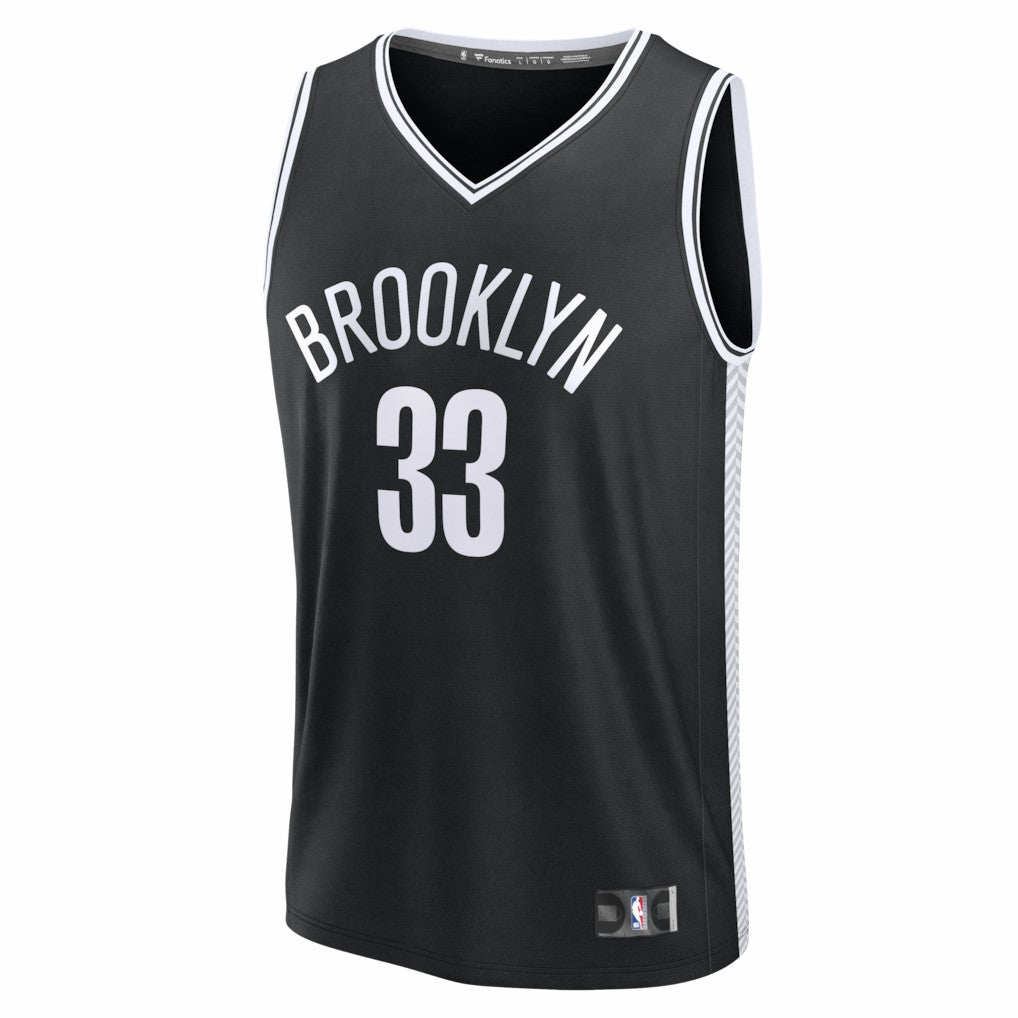 Black Nic Claxton Brooklyn Nets Fast Break Replica Jersey | NBA