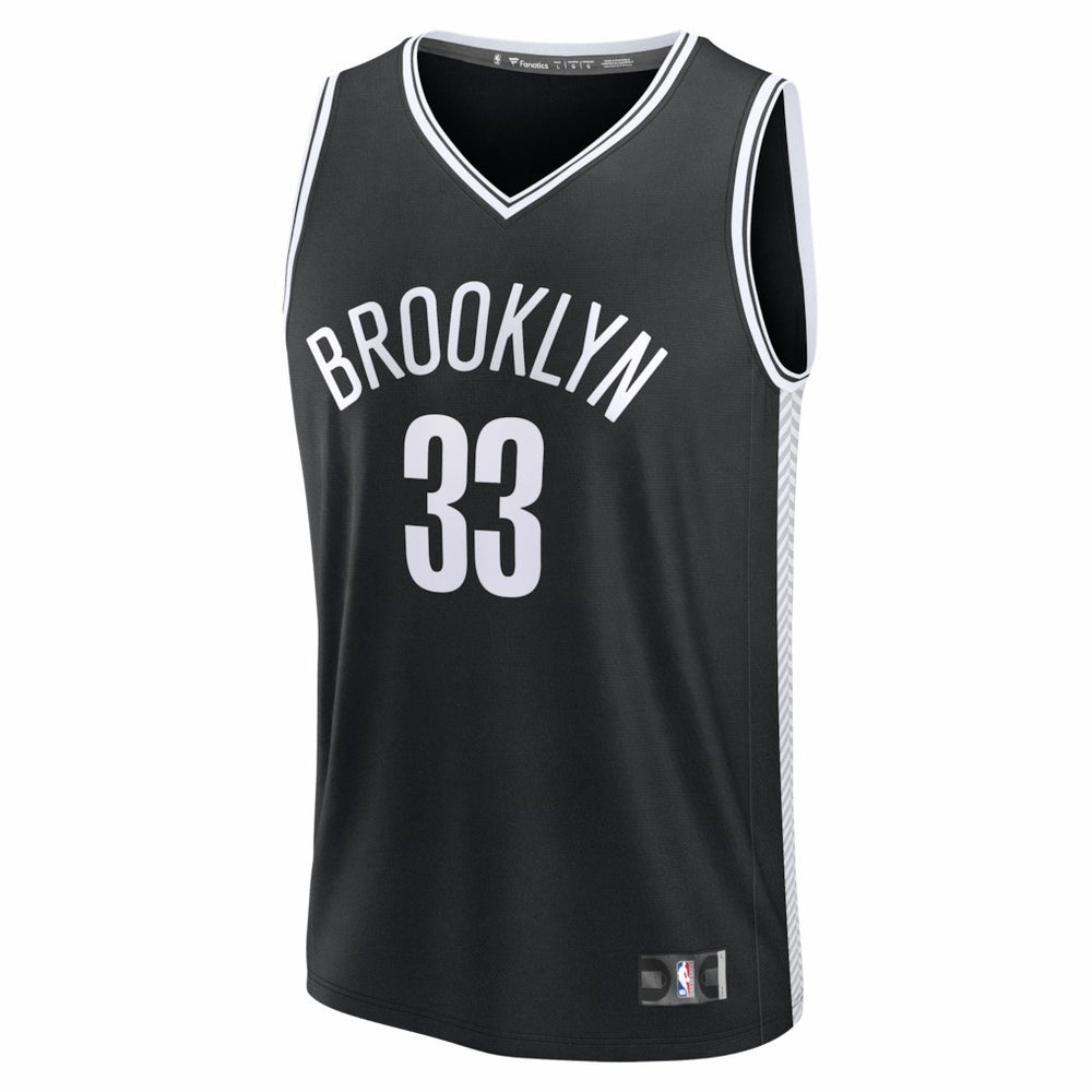 Black Nic Claxton Brooklyn Nets Fast Break Replica Jersey | NBA