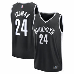 Black Cam Thomas Brooklyn Nets Fast Break Replica Jersey | NBA