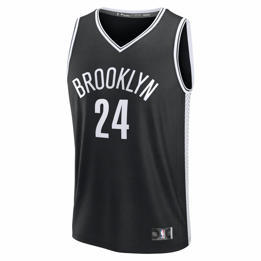 Black Cam Thomas Brooklyn Nets Fast Break Replica Jersey | NBA