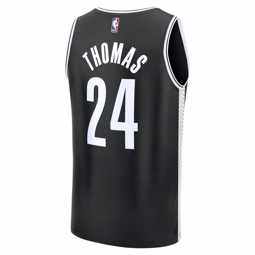 Black Cam Thomas Brooklyn Nets Fast Break Replica Jersey | NBA