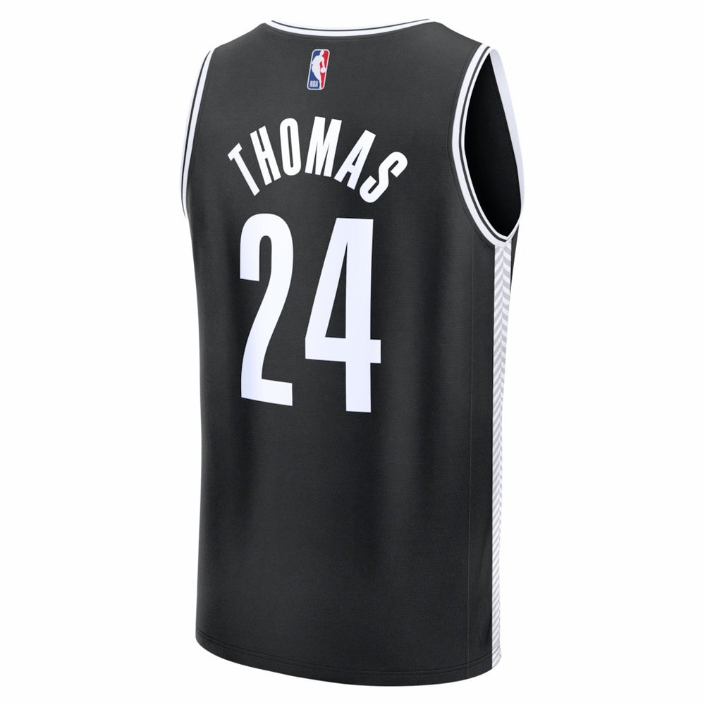 Black Cam Thomas Brooklyn Nets Fast Break Replica Jersey | NBA