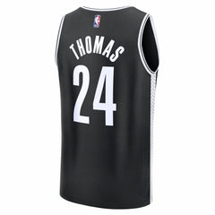 Black Cam Thomas Brooklyn Nets Fast Break Replica Jersey | NBA