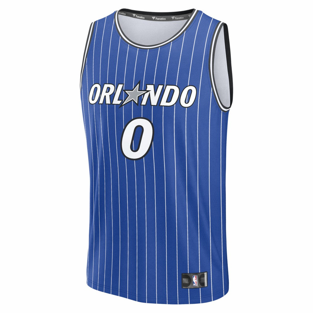 Royal Anthony Black Orlando Magic Fast Break Replica Jersey | NBA