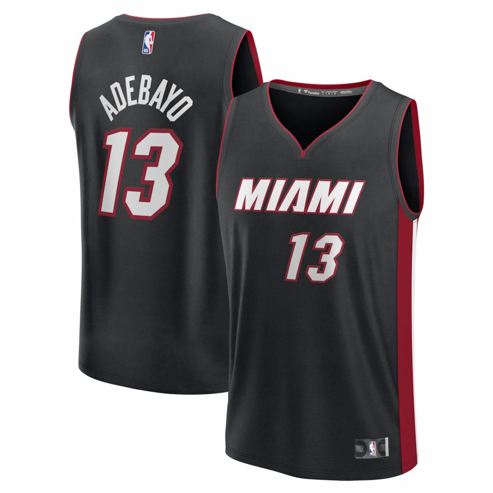 Black Bam Adebayo Miami Heat Fast Break Replica Jersey | NBA