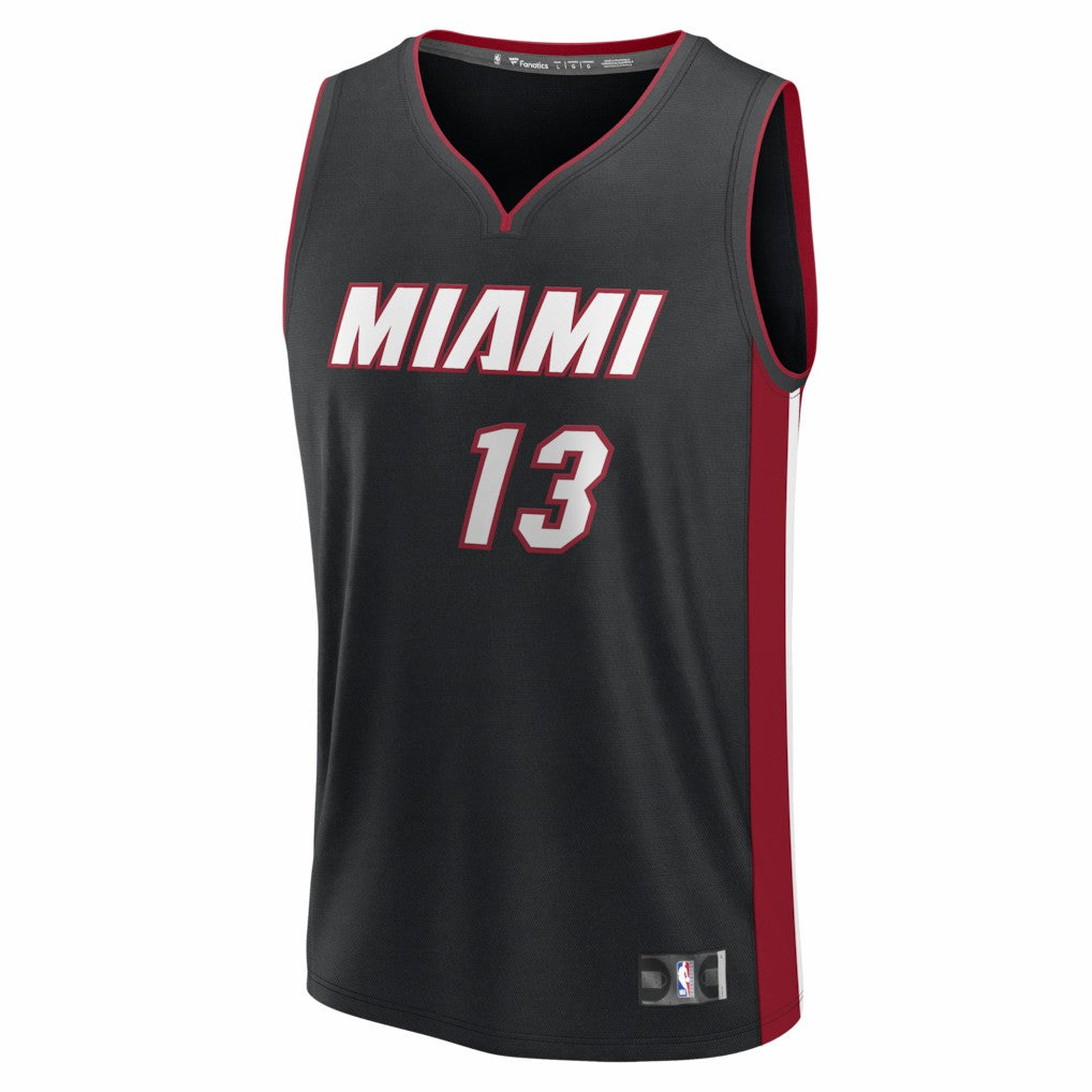 Black Bam Adebayo Miami Heat Fast Break Replica Jersey | NBA