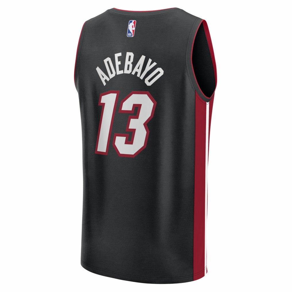 Black Bam Adebayo Miami Heat Fast Break Replica Jersey | NBA
