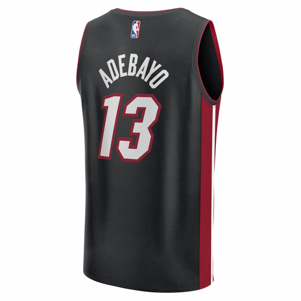 Black Bam Adebayo Miami Heat Fast Break Replica Jersey | NBA