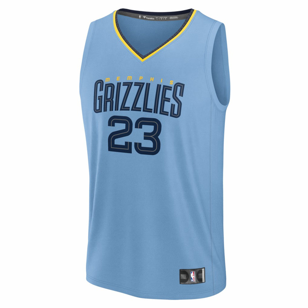 Light Blue Cedric Coward Memphis Grizzlies Fast Break Replica Player Jersey | NBA