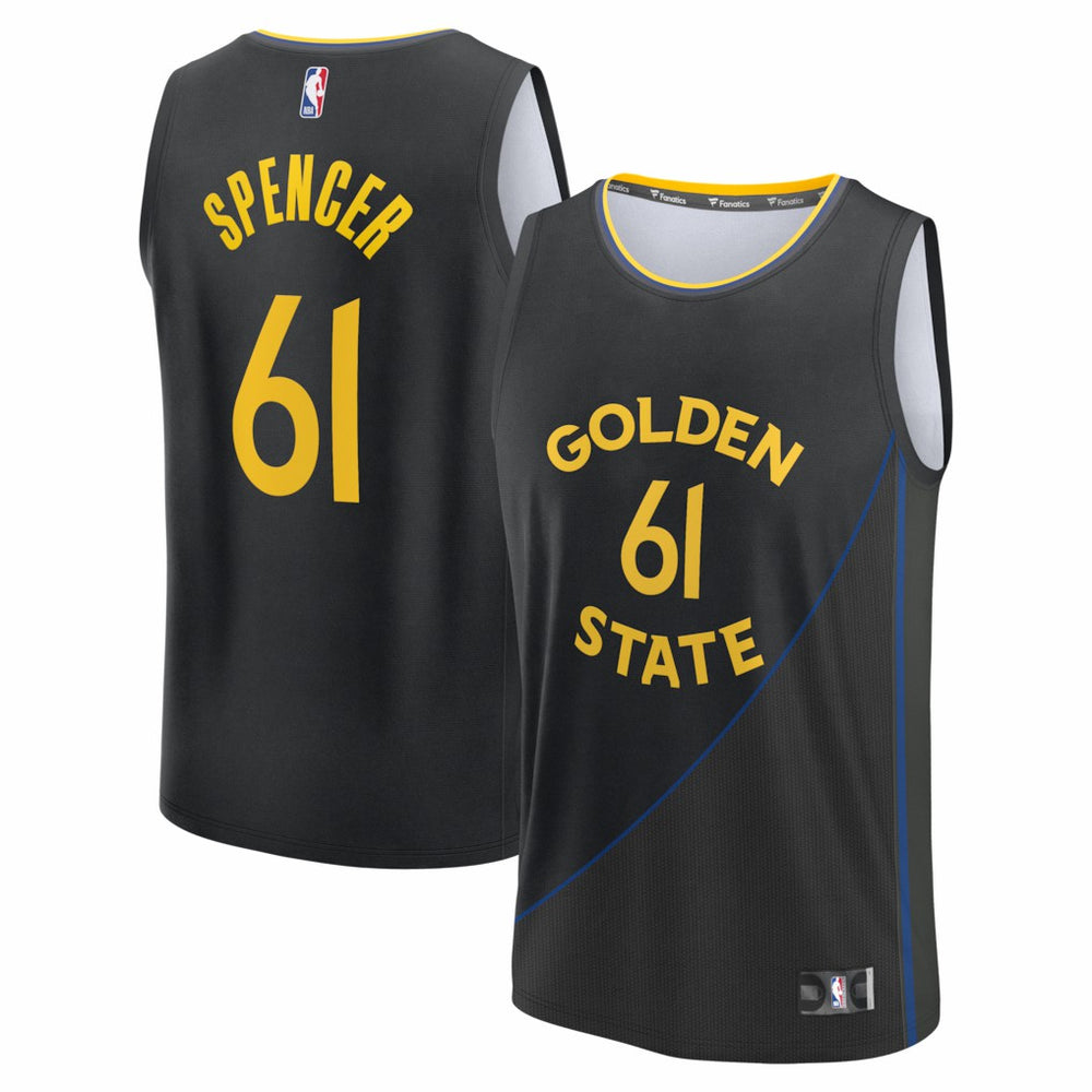 Black Pat Spencer Golden State Warriors Fast Break Replica Player Jersey sale | NBA