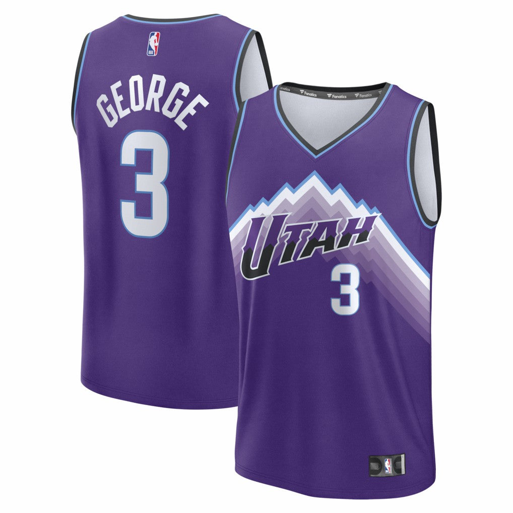 Purple Keyonte George Utah Jazz Fast Break Replica Jersey | NBA