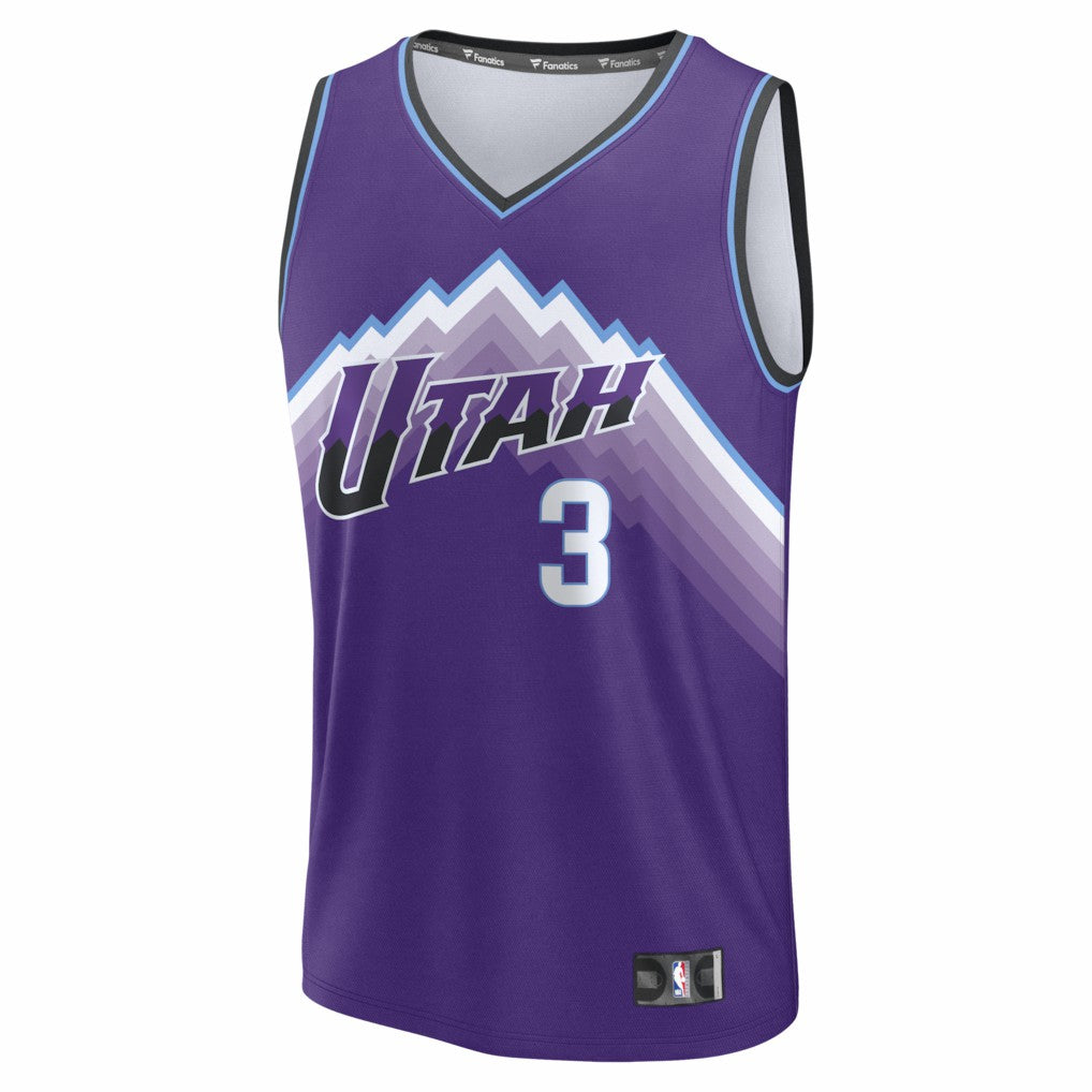 Purple Keyonte George Utah Jazz Fast Break Replica Jersey | NBA