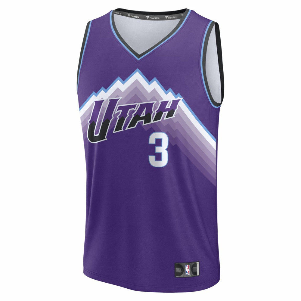 Purple Keyonte George Utah Jazz Fast Break Replica Jersey | NBA