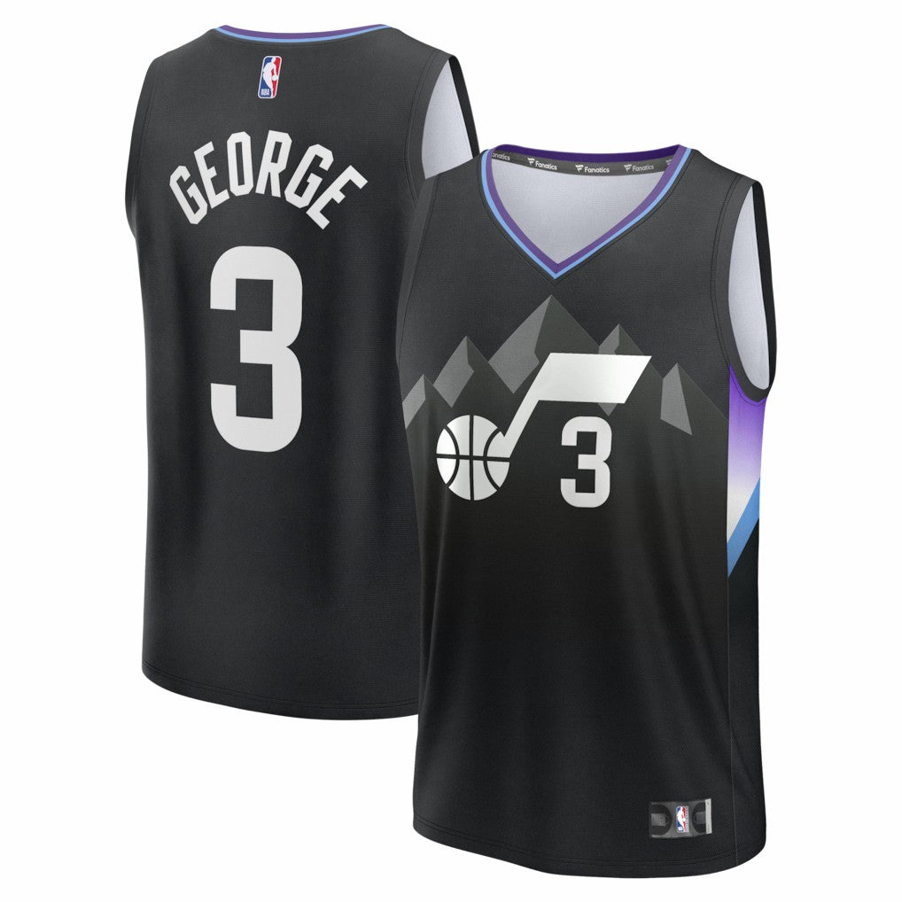 Black Keyonte George Utah Jazz Fast Break Replica Jersey | NBA