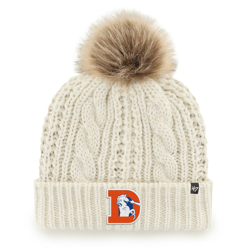 Denver Broncos '47 Women's Meeko Cuffed Knit Hat with Pom | NFL Near me