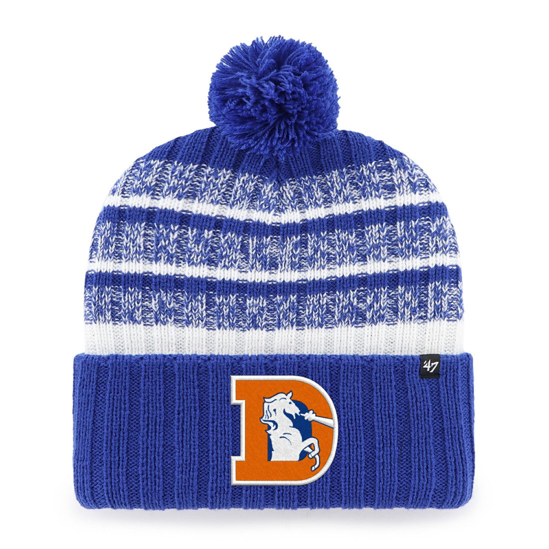 Denver Broncos '47 Tavern Cuffed Knit Hat with Pom | NFL Discount