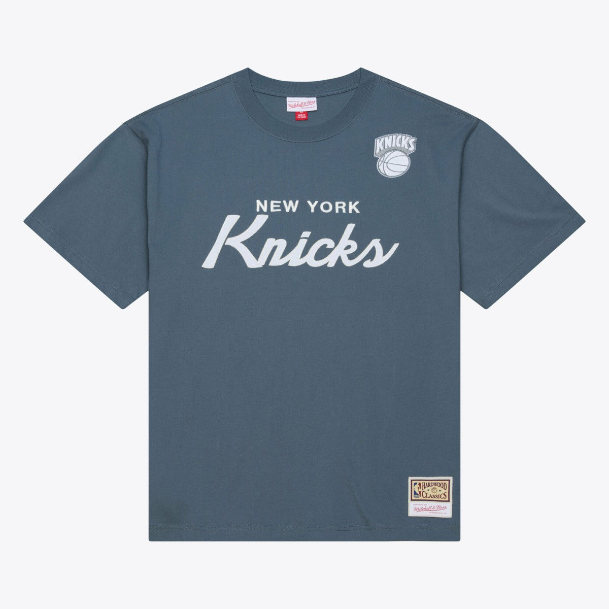 Blue New York Knicks Thunderstorm T-Shirt | NBA