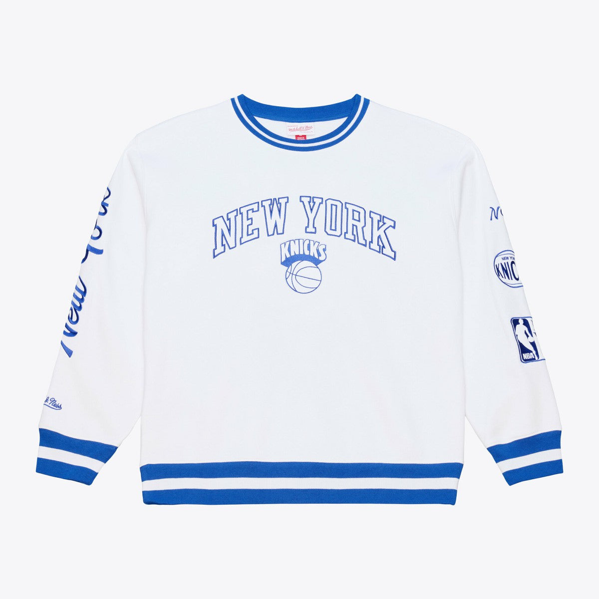 White New York Knicks Arctic Fleece Sweatshirt | NBA