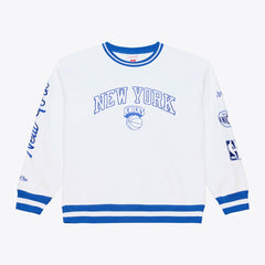 White New York Knicks Arctic Fleece Sweatshirt | NBA