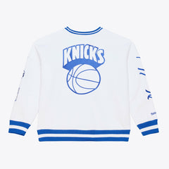 White New York Knicks Arctic Fleece Sweatshirt | NBA