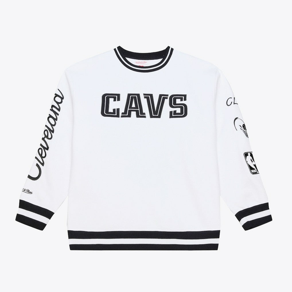 White Cleveland Cavaliers Arctic Fleece Sweatshirt sale | NBA