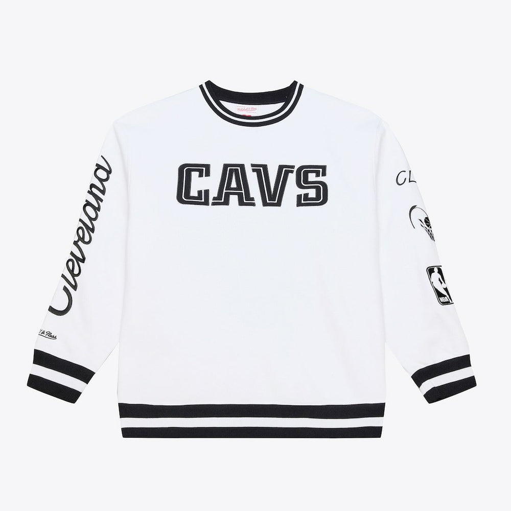 White Cleveland Cavaliers Arctic Fleece Sweatshirt sale | NBA