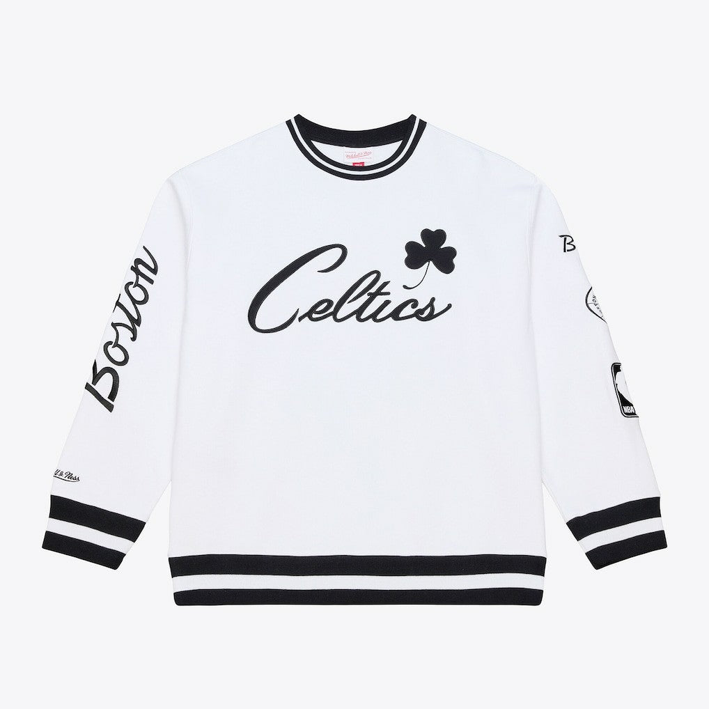 White Boston Celtics Arctic Fleece Sweatshirt | NBA