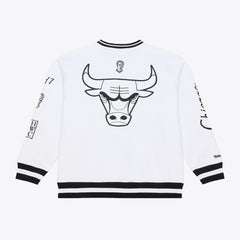 White Chicago Bulls Hardwood Classics Arctic Fleece Sweatshirt | NBA