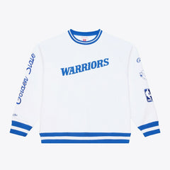 White Golden State Warriors Arctic Fleece Sweatshirt sale | NBA