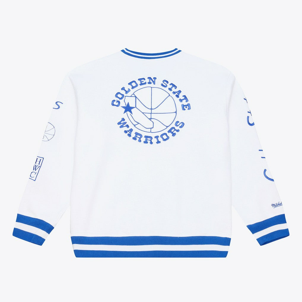 White Golden State Warriors Arctic Fleece Sweatshirt sale | NBA