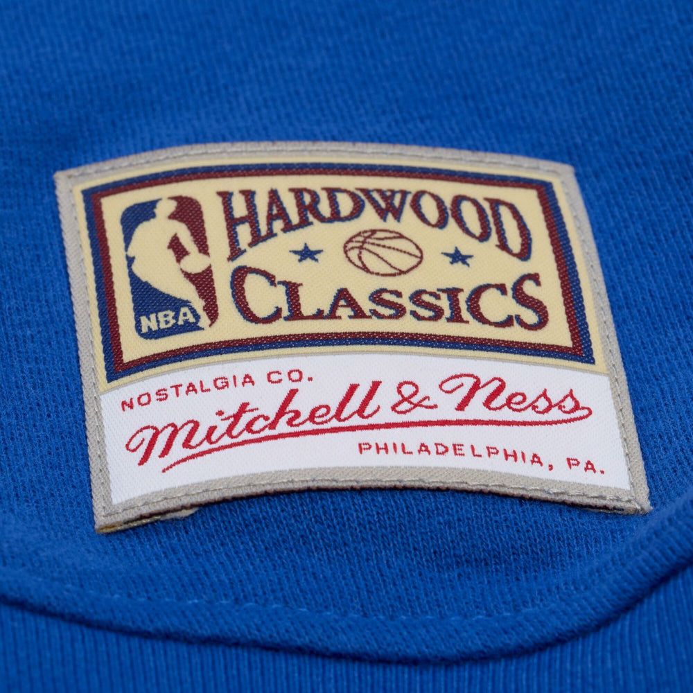 Royal New York Knicks Women's Hardwood Classics Script Lightweight Sweatshirt | NBA